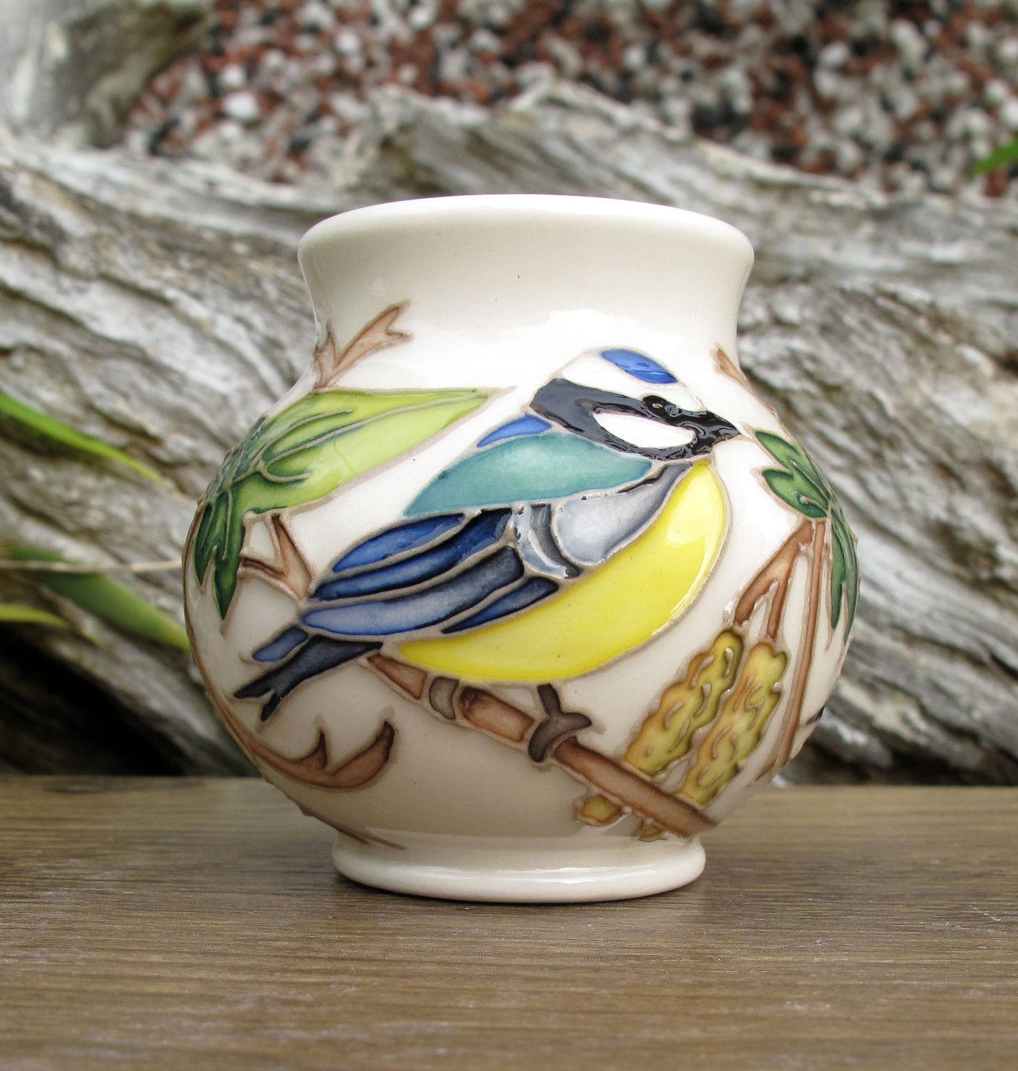 Moorcroft Miniature COLOURS OF WINTER 914/2 Vase (Month Jan) Retail Price £242