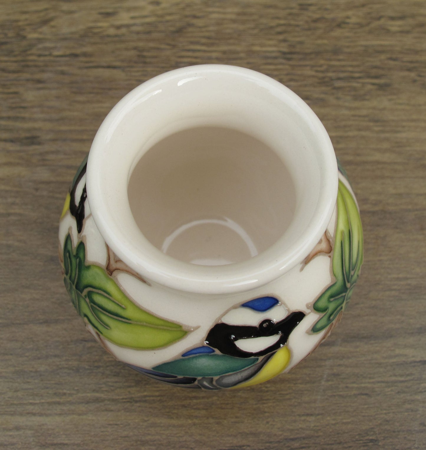 Moorcroft Miniature COLOURS OF WINTER 914/2 Vase (Month Jan) Retail Price £242