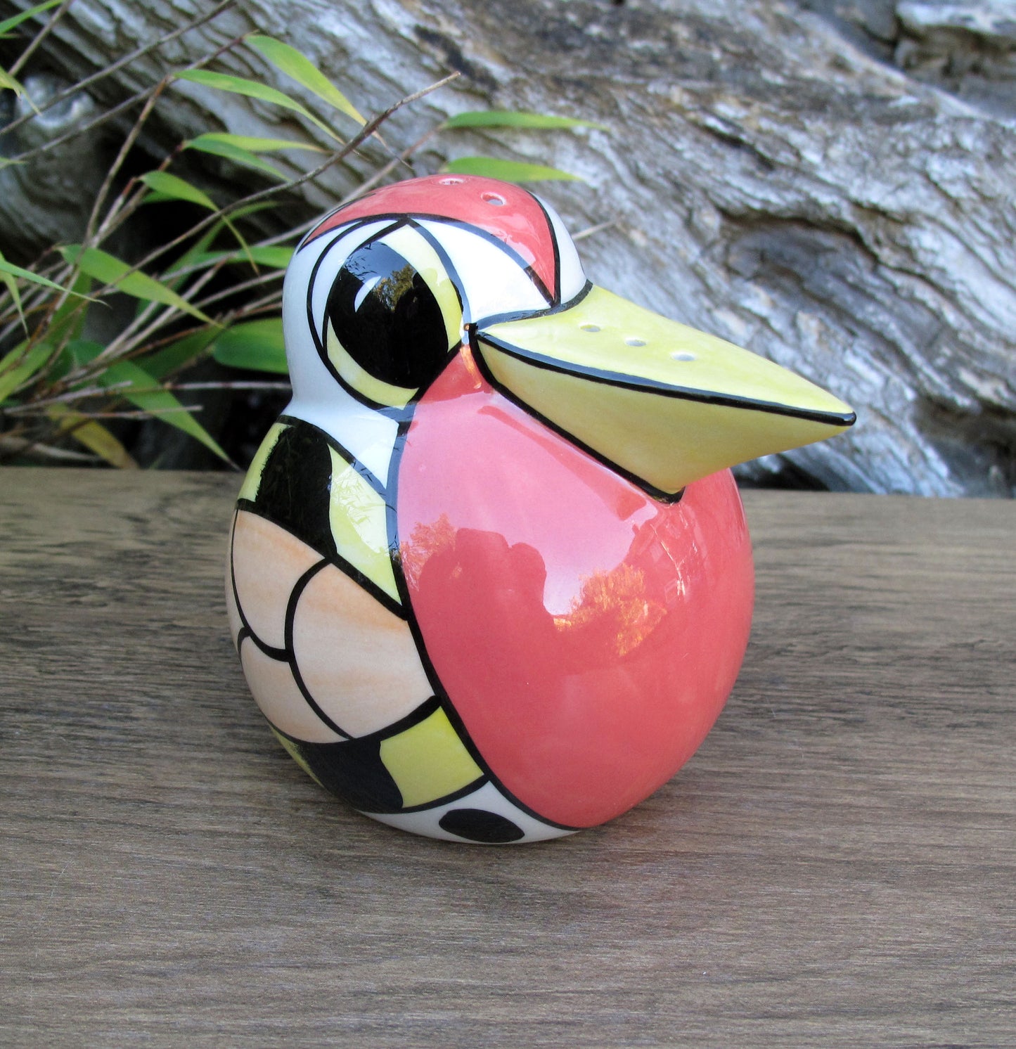 Lorna Bailey Exquisite Quirky ROBIN SUGAR SHAKER December 2004 Birds