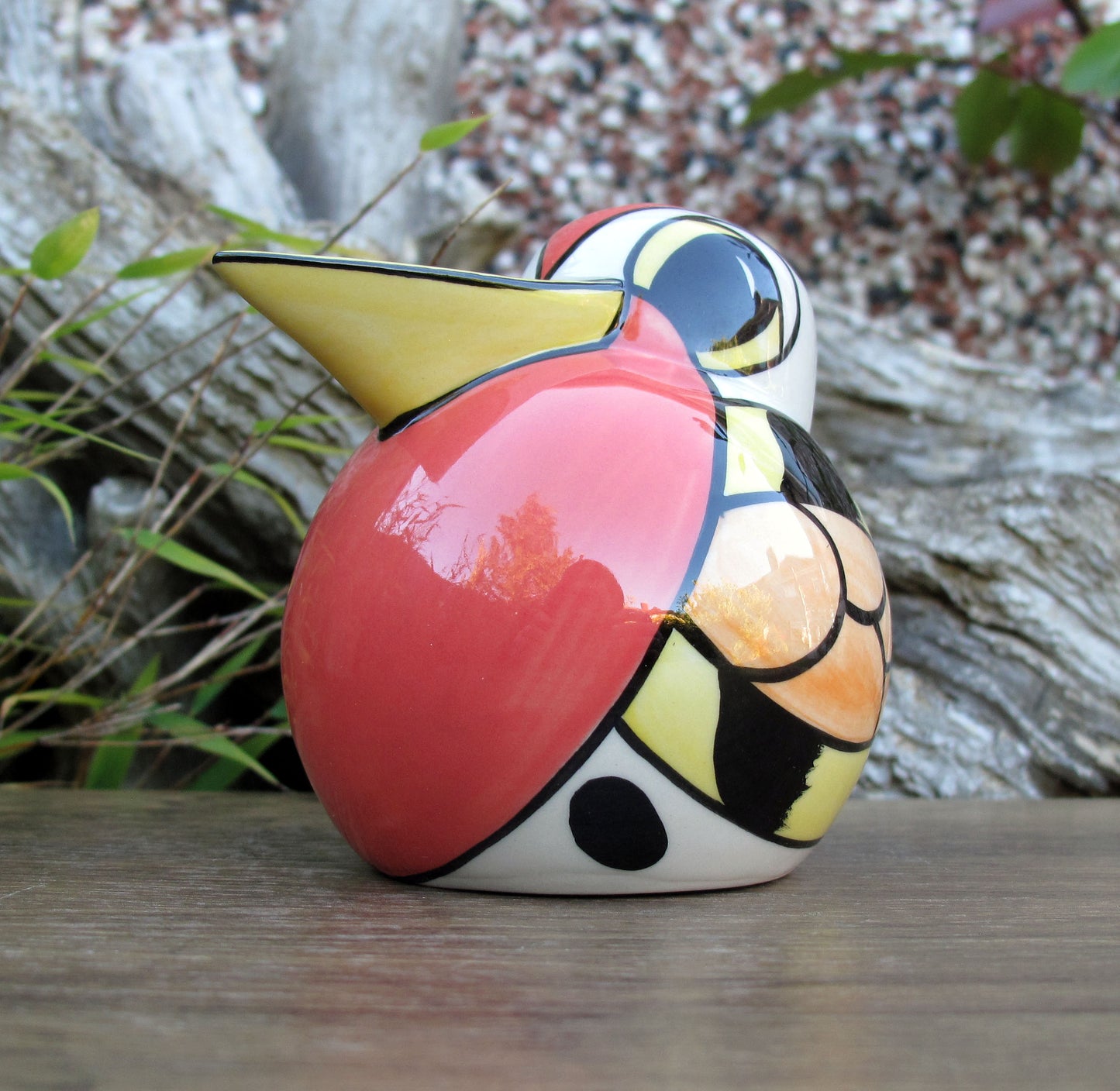 Lorna Bailey Exquisite Quirky ROBIN SUGAR SHAKER December 2004 Birds