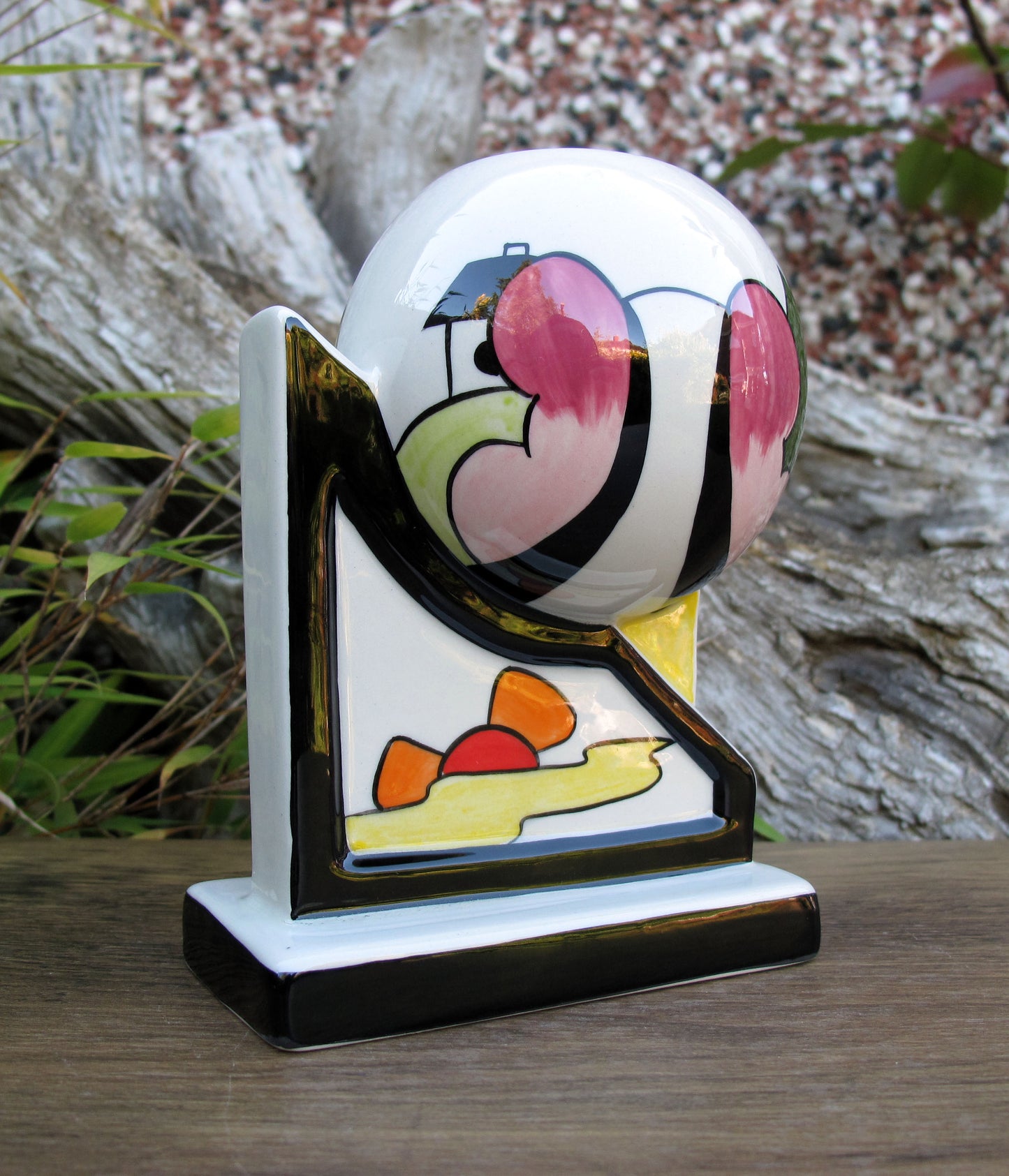 Lorna Bailey VERY RARE HAMIL ROAD ORB VASE ONLY AVAILABLE OPEN DAY 28/10/2006