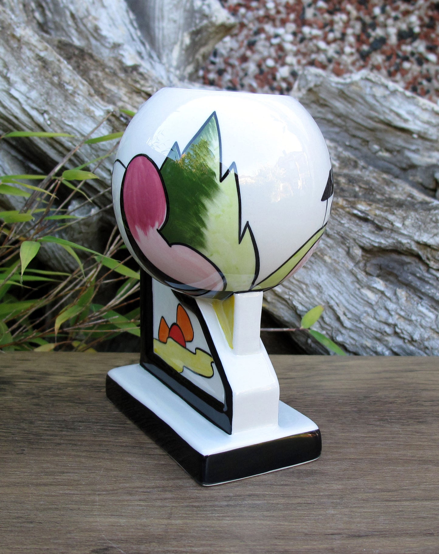 Lorna Bailey VERY RARE HAMIL ROAD ORB VASE ONLY AVAILABLE OPEN DAY 28/10/2006