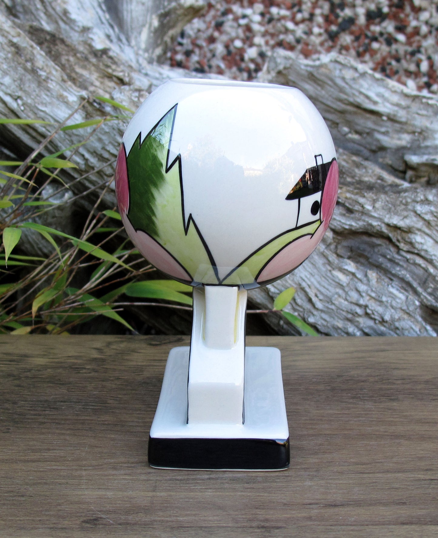 Lorna Bailey VERY RARE HAMIL ROAD ORB VASE ONLY AVAILABLE OPEN DAY 28/10/2006