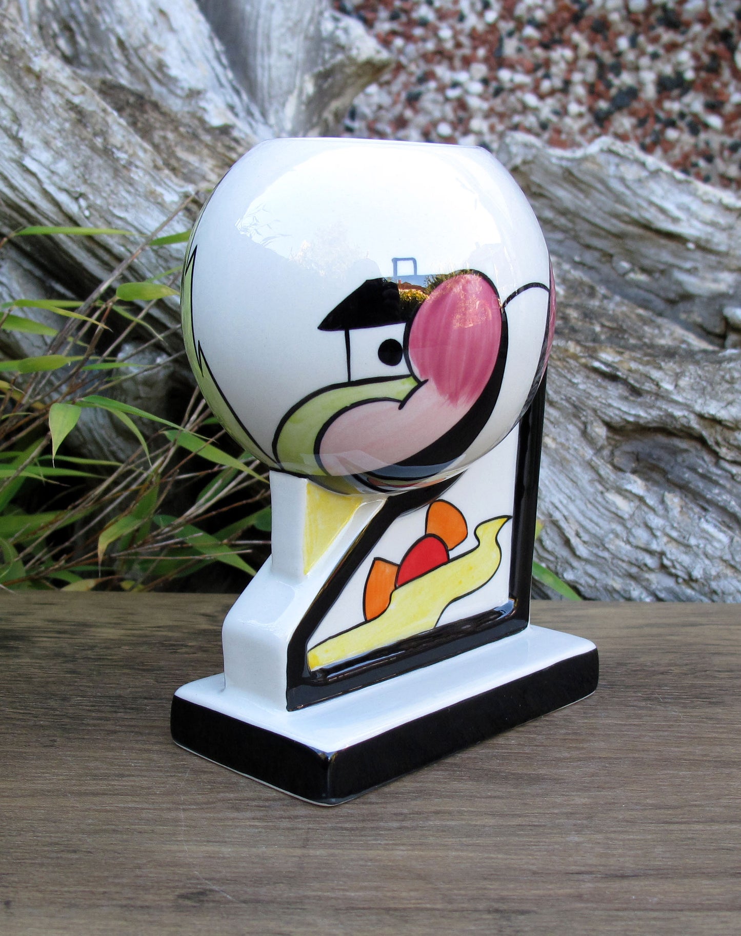 Lorna Bailey VERY RARE HAMIL ROAD ORB VASE ONLY AVAILABLE OPEN DAY 28/10/2006