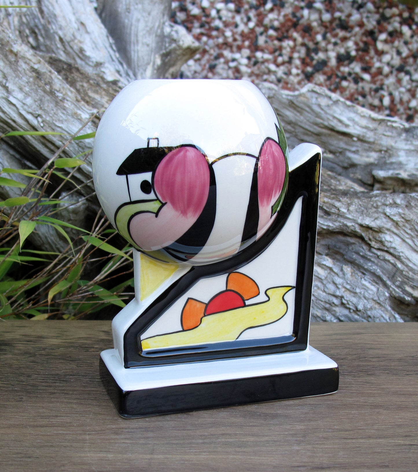 Lorna Bailey VERY RARE HAMIL ROAD ORB VASE ONLY AVAILABLE OPEN DAY 28/10/2006