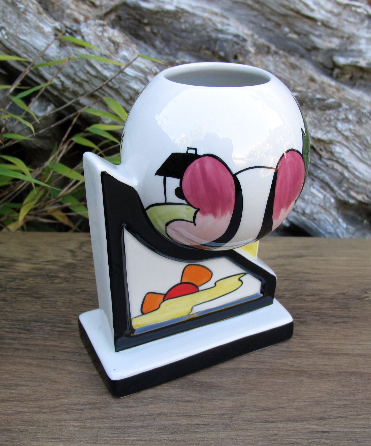 Lorna Bailey VERY RARE HAMIL ROAD ORB VASE ONLY AVAILABLE OPEN DAY 28/10/2006