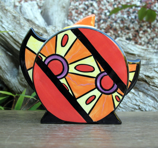 Lorna Bailey Rare Exquisite PROTOYTPE GEO MINI TEAPOT Dated 24.01.2002