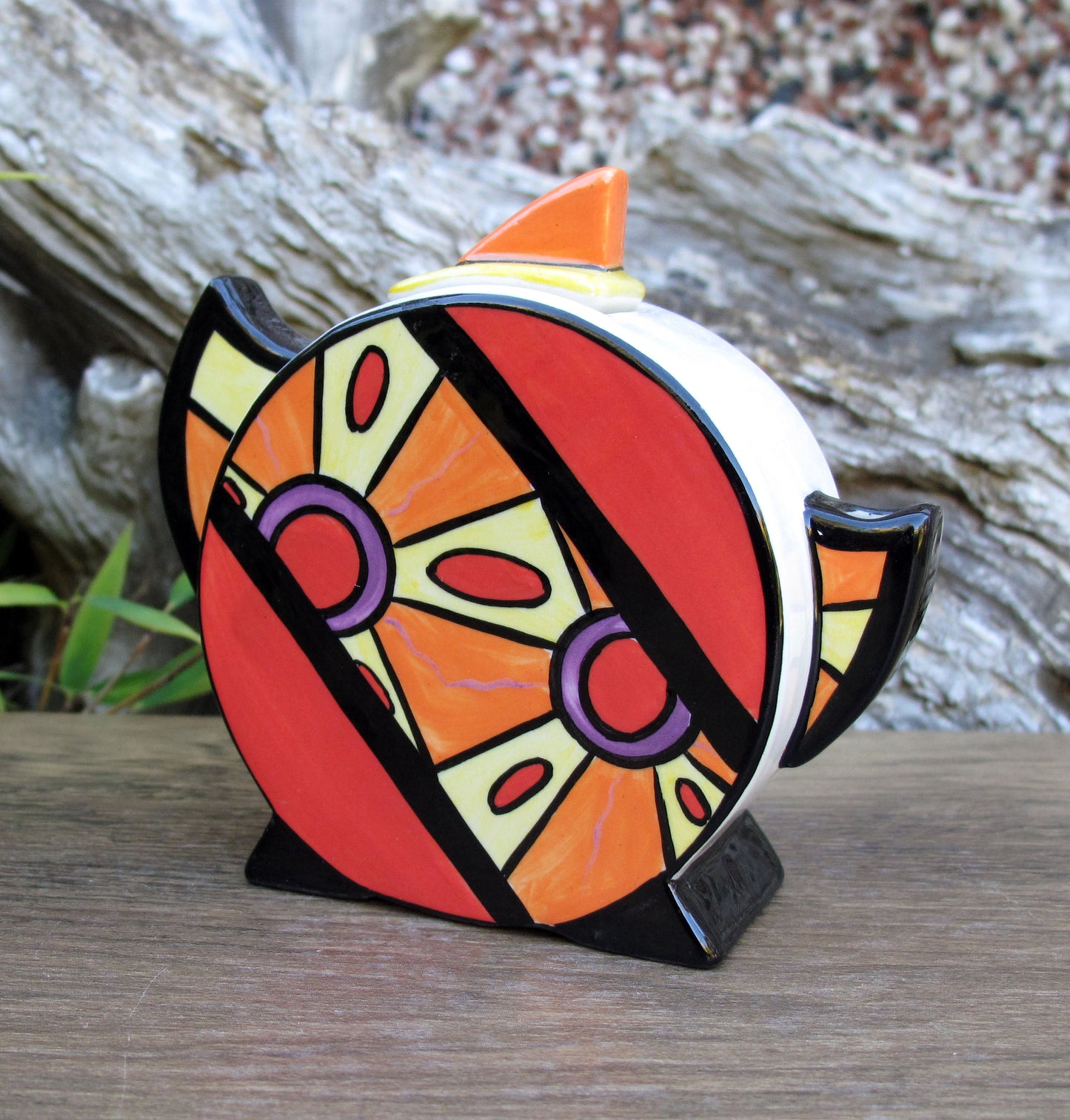 Lorna Bailey Rare Exquisite PROTOYTPE GEO MINI TEAPOT Dated 24.01.2002