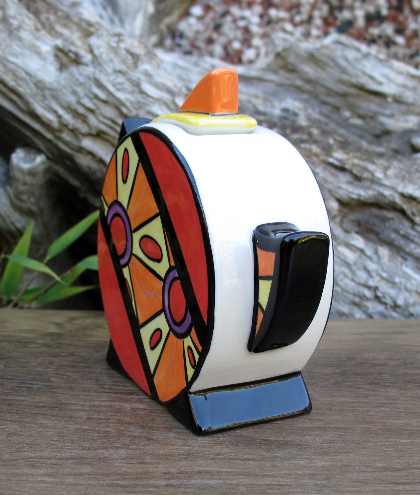 Lorna Bailey Rare Exquisite PROTOYTPE GEO MINI TEAPOT Dated 24.01.2002