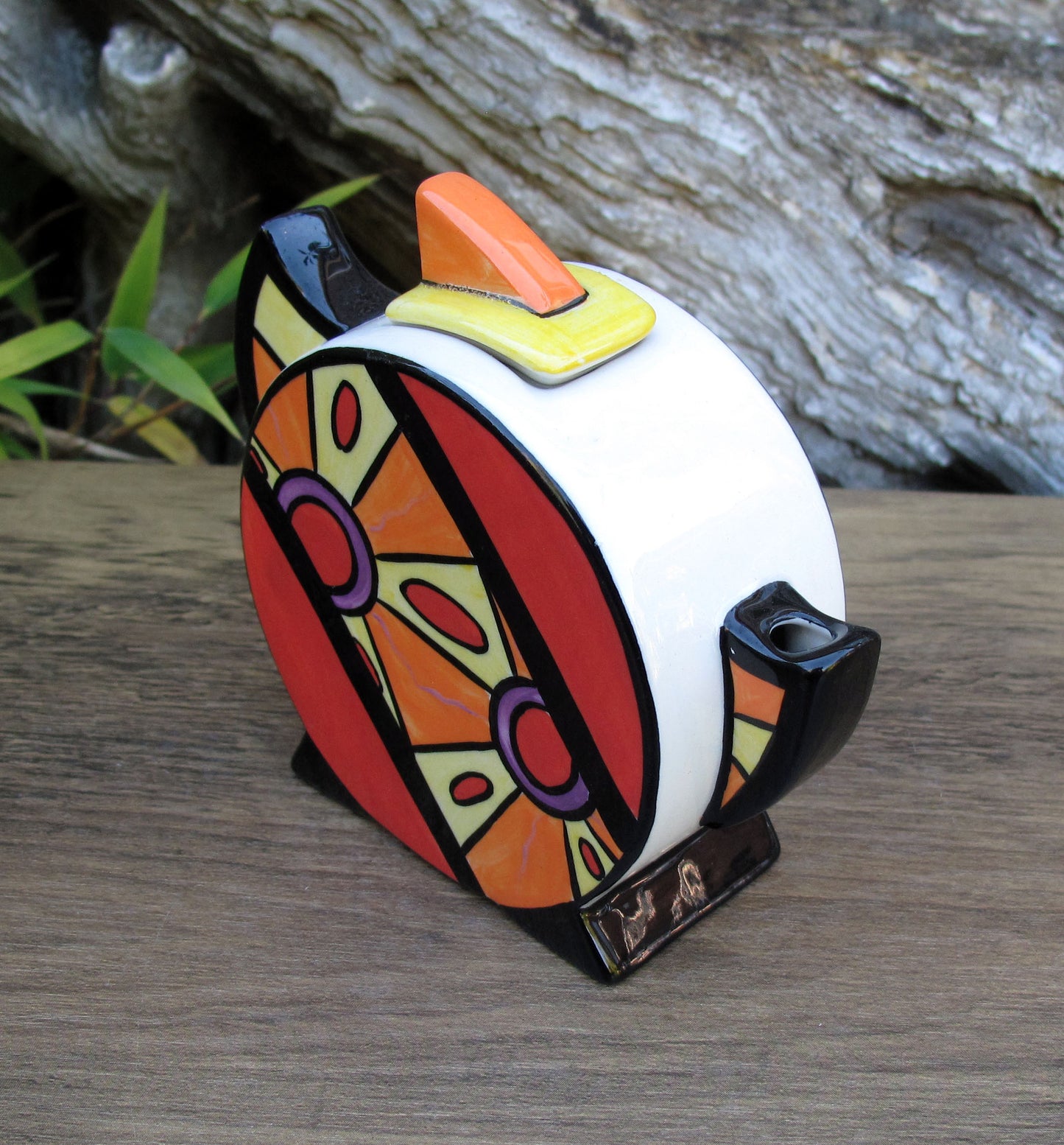 Lorna Bailey Rare Exquisite PROTOYTPE GEO MINI TEAPOT Dated 24.01.2002