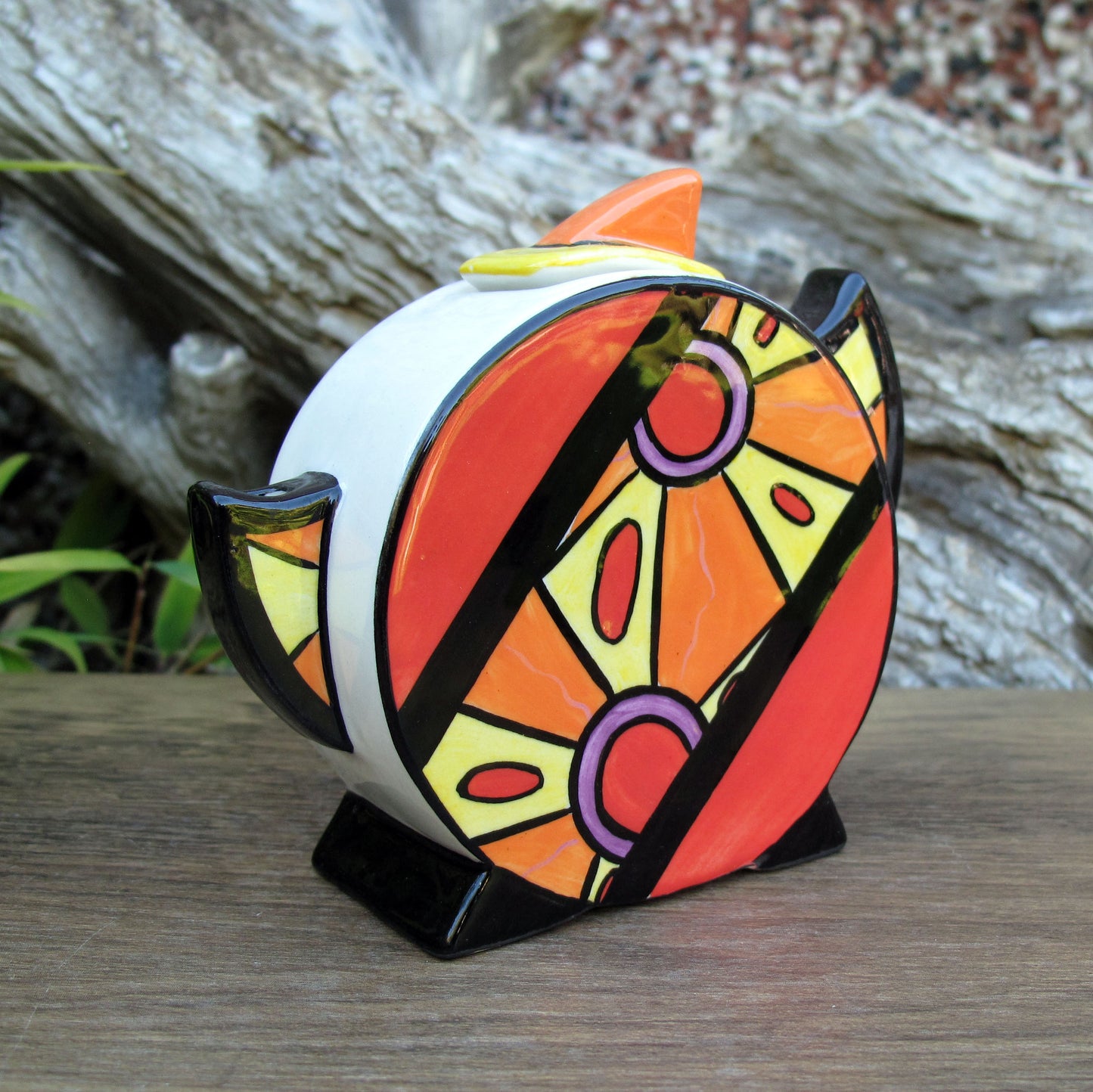 Lorna Bailey Rare Exquisite PROTOYTPE GEO MINI TEAPOT Dated 24.01.2002