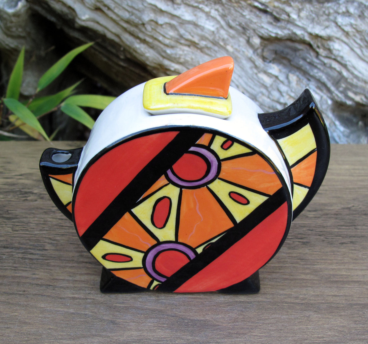 Lorna Bailey Rare Exquisite PROTOYTPE GEO MINI TEAPOT Dated 24.01.2002