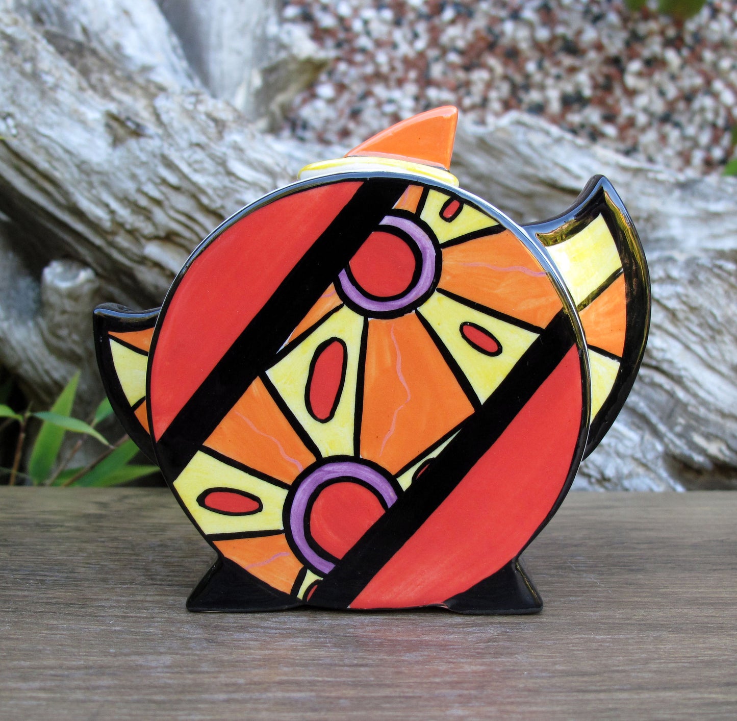 Lorna Bailey Rare Exquisite PROTOYTPE GEO MINI TEAPOT Dated 24.01.2002