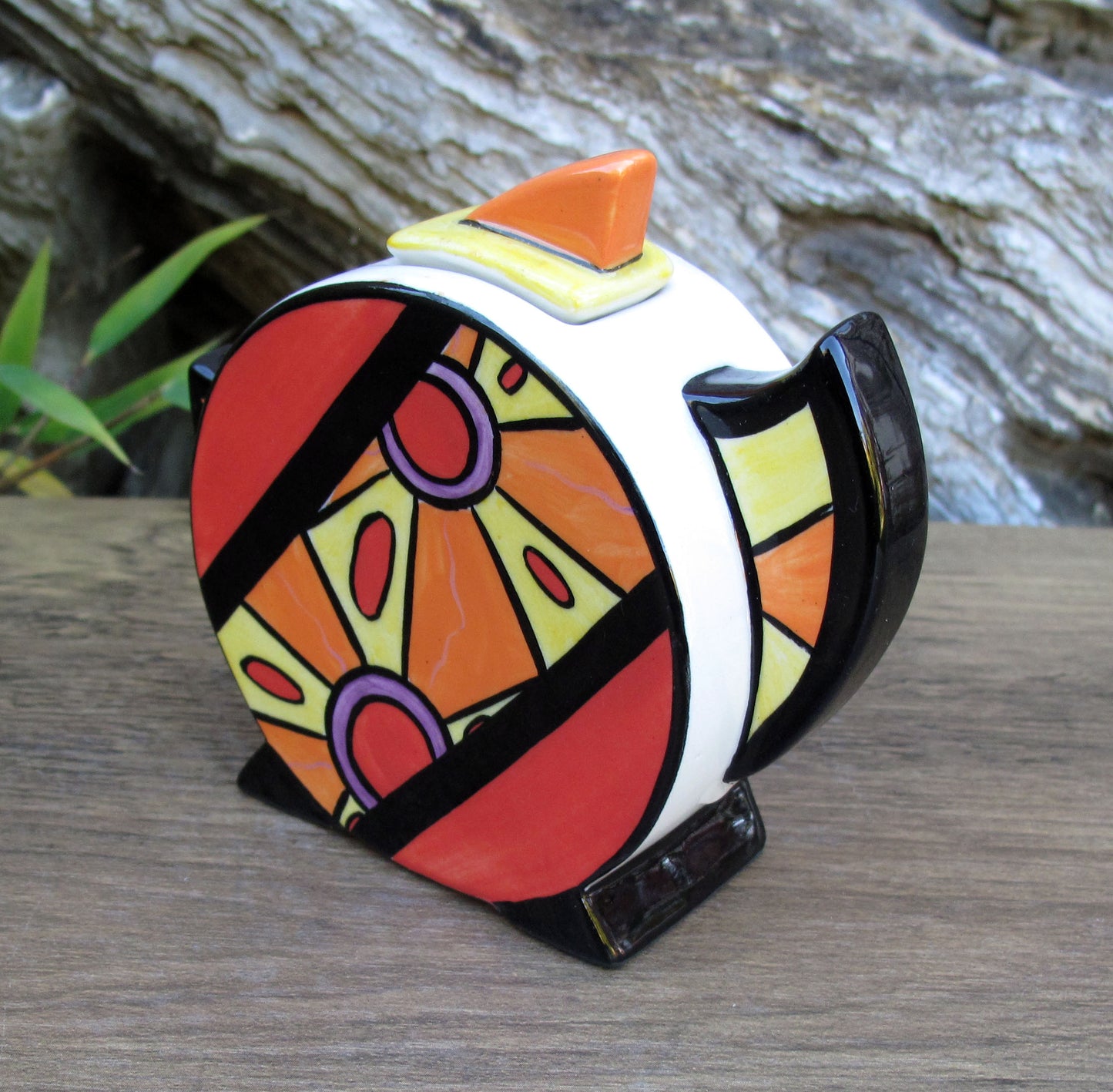 Lorna Bailey Rare Exquisite PROTOYTPE GEO MINI TEAPOT Dated 24.01.2002