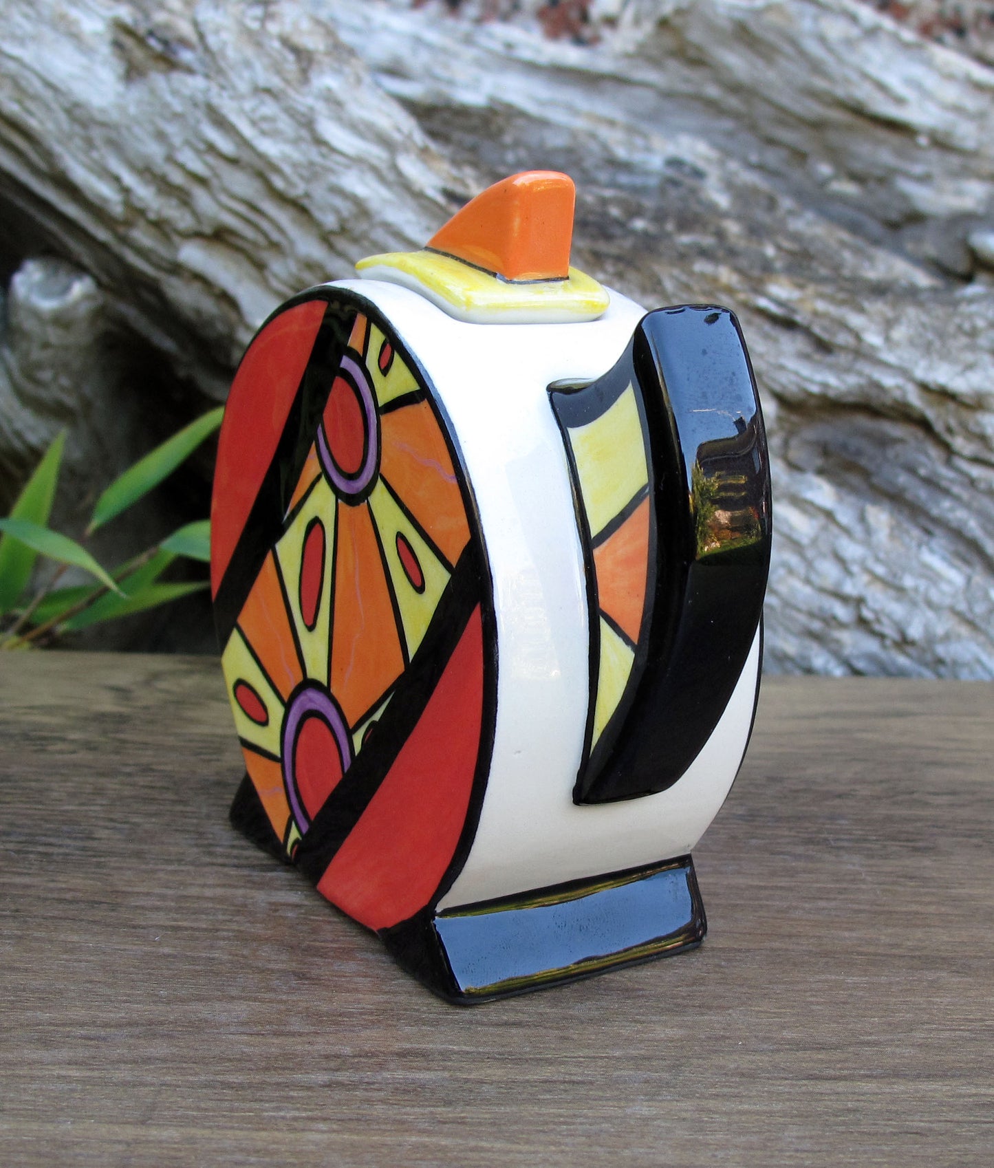 Lorna Bailey Rare Exquisite PROTOYTPE GEO MINI TEAPOT Dated 24.01.2002