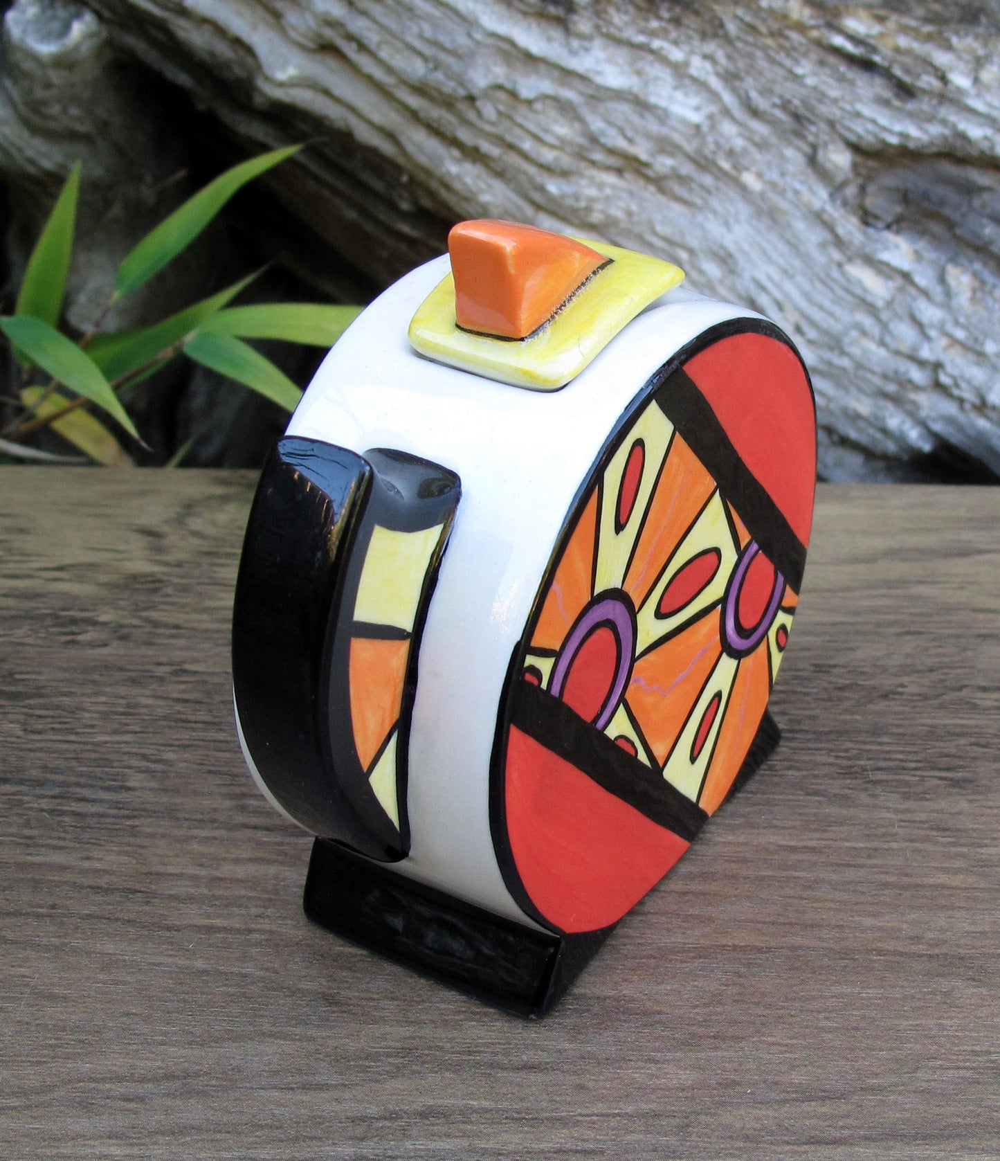 Lorna Bailey Rare Exquisite PROTOYTPE GEO MINI TEAPOT Dated 24.01.2002