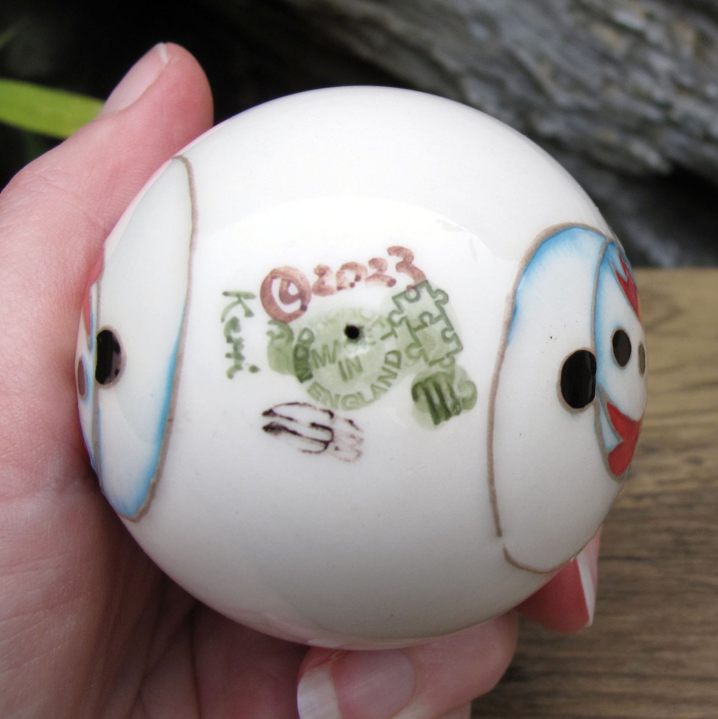 Moorcroft THE JUGGLER ( SNOWMAN ) BAUBLE Retail Price £135 Tree Decoration