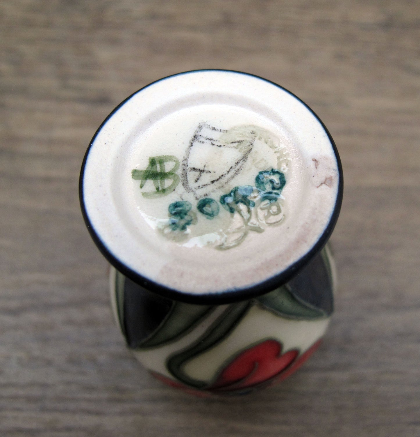 Moorcroft Exquisite LORD OF LEITH Miniature vase Shape 65/2 Rachel Bishop