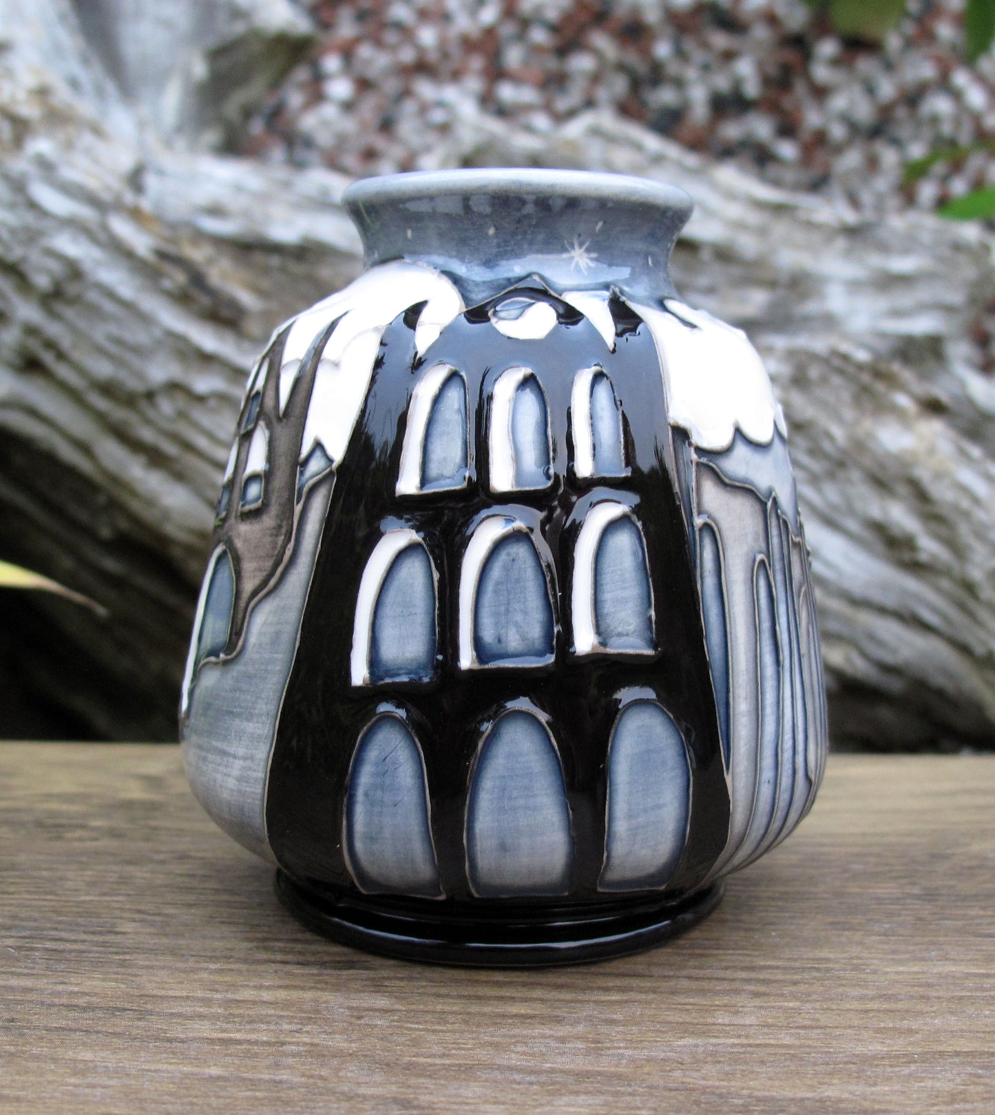 Moorcroft Exquisite SAMHAIN Whitby Abbey Vase Shape 198/3 Retail Price £430