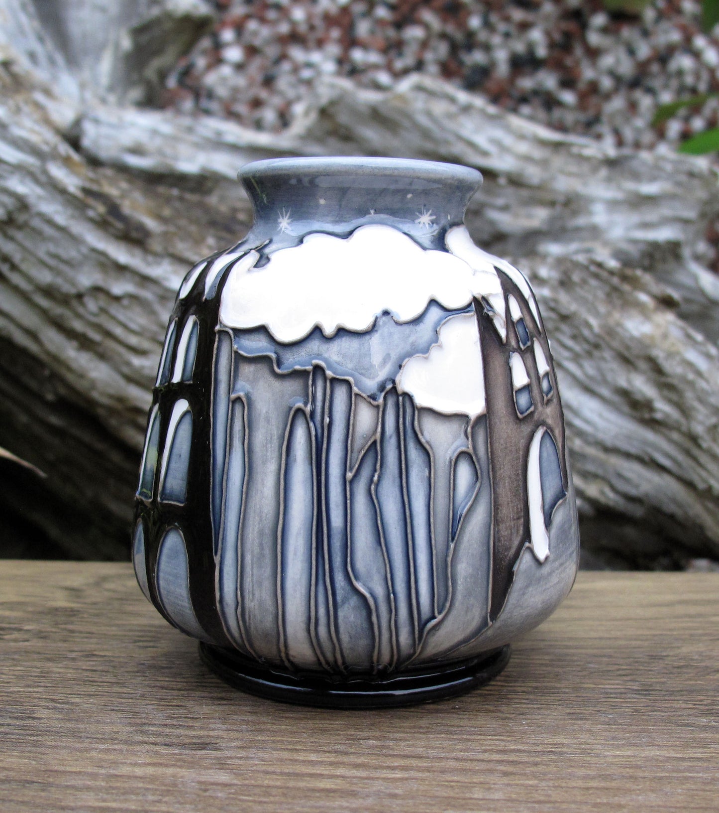 Moorcroft Exquisite SAMHAIN Whitby Abbey Vase Shape 198/3 Retail Price £430