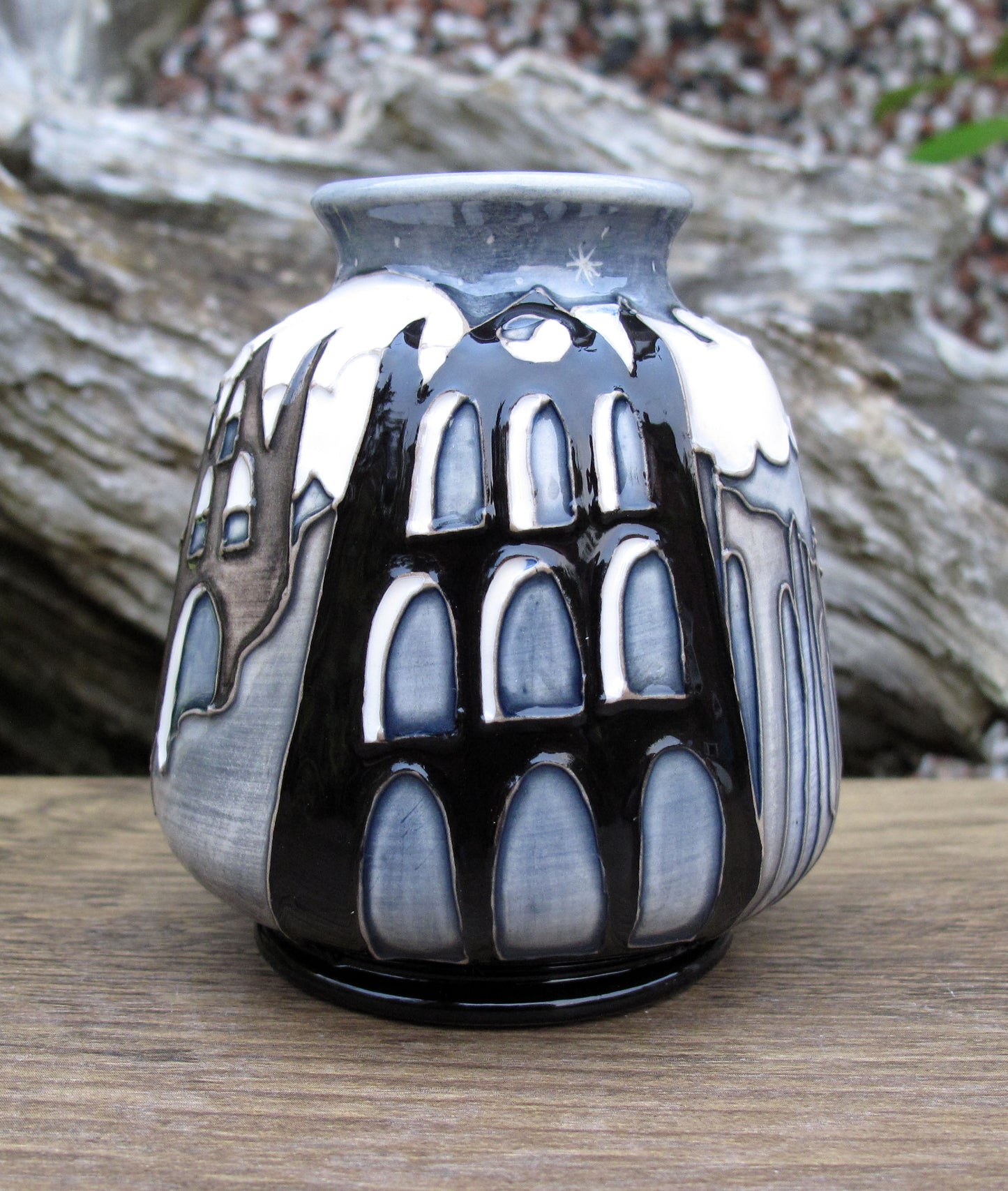 Moorcroft Exquisite SAMHAIN Whitby Abbey Vase Shape 198/3 Retail Price £430