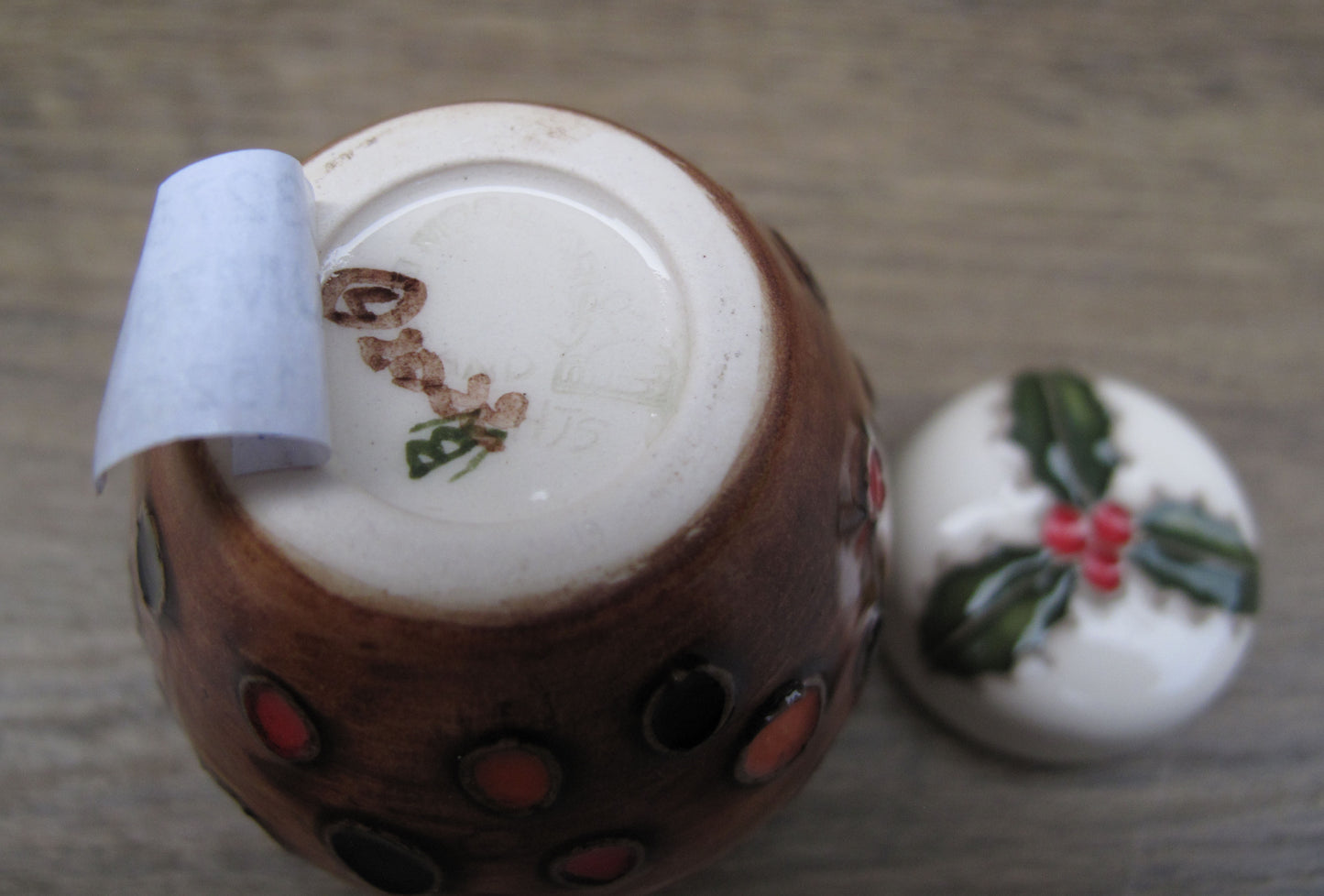 Moorcroft PLUM PUDDING Miniature Ginger Jar 769/2 Retail Price £152 Christmas