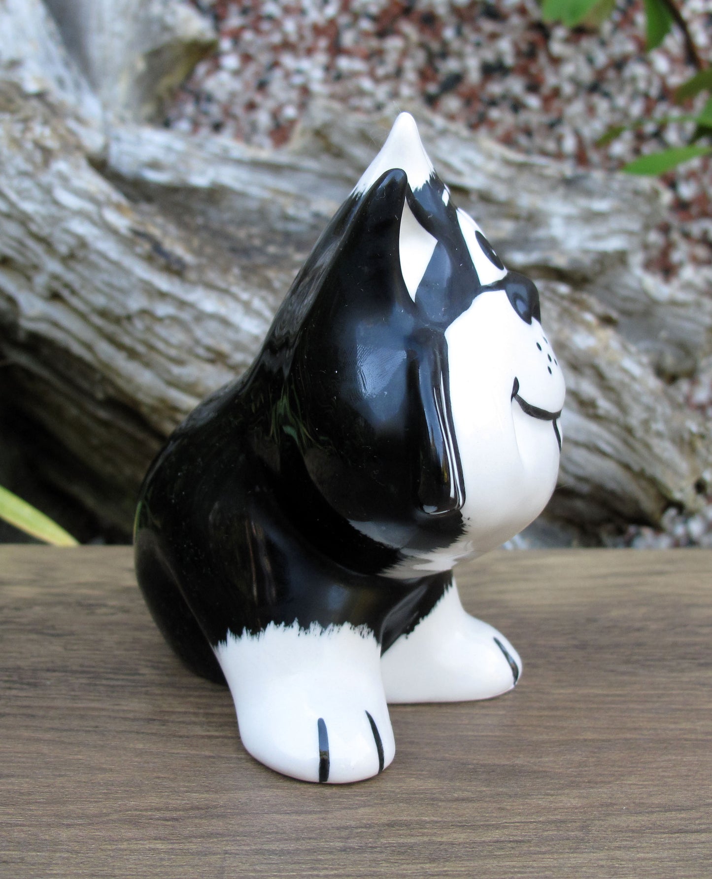 Lorna Bailey Rare PROTOTYPE COLOURWAY ZIGGY CAT 2006 Black/White HALLOWEEN CAT
