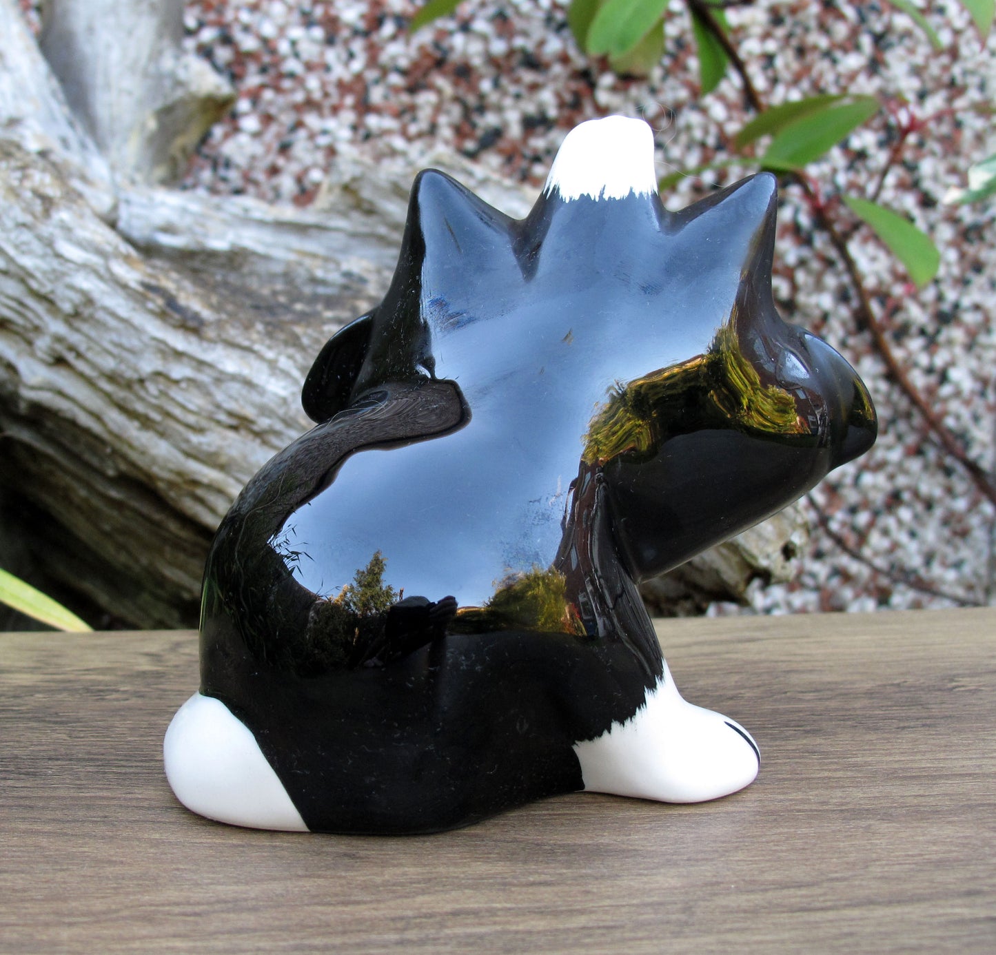 Lorna Bailey Rare PROTOTYPE COLOURWAY ZIGGY CAT 2006 Black/White HALLOWEEN CAT