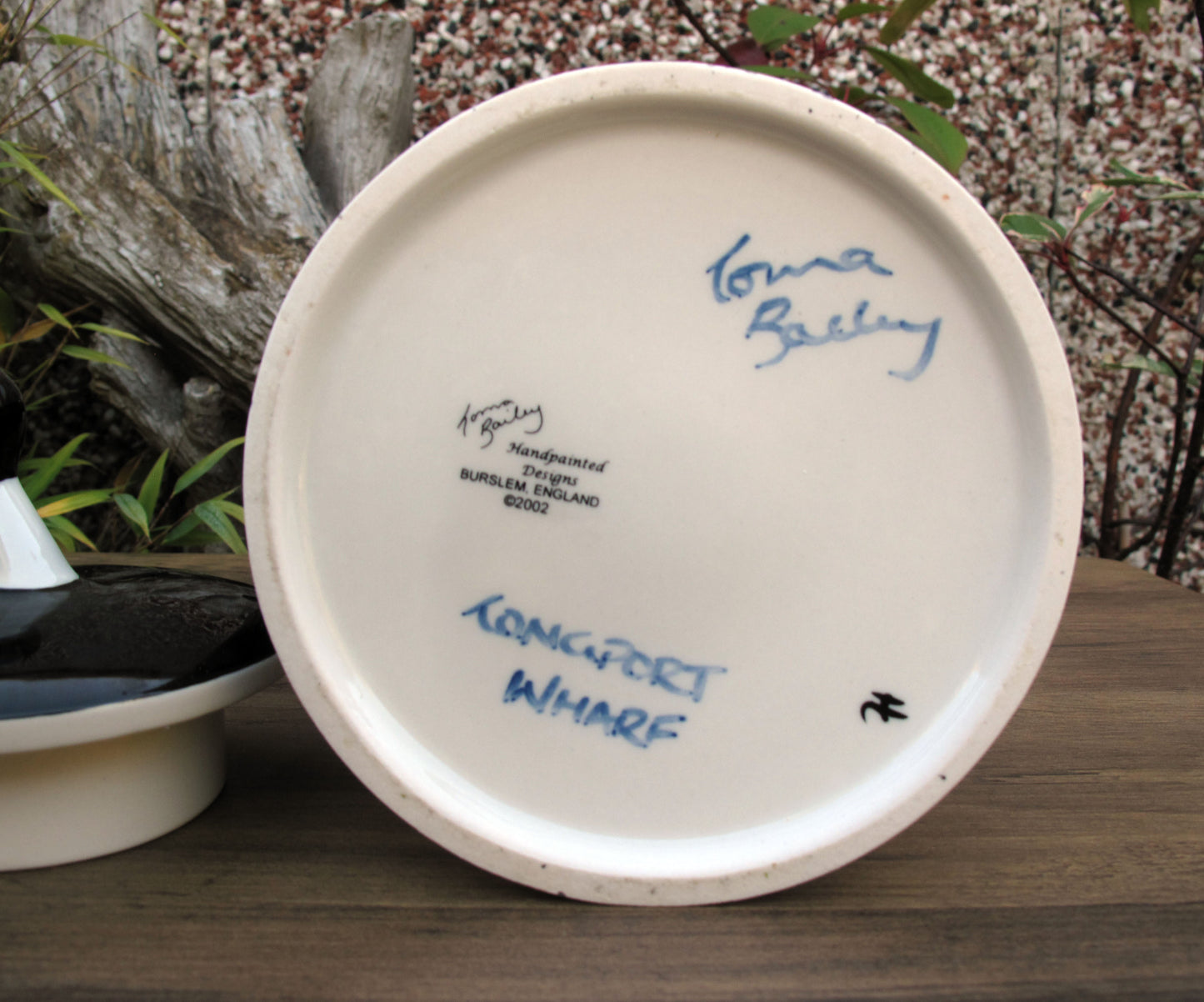 Lorna Bailey RARE LARGE LONGPORT WHARF DOUBLE COFFEE POT OPEN DAY 25/9/2004