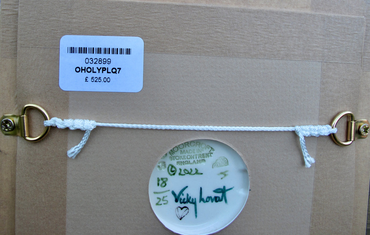 Share Moorcroft O HOLLY NIGHT Plaque PLQ7 Limited Edition 18/25 Retail Price £525