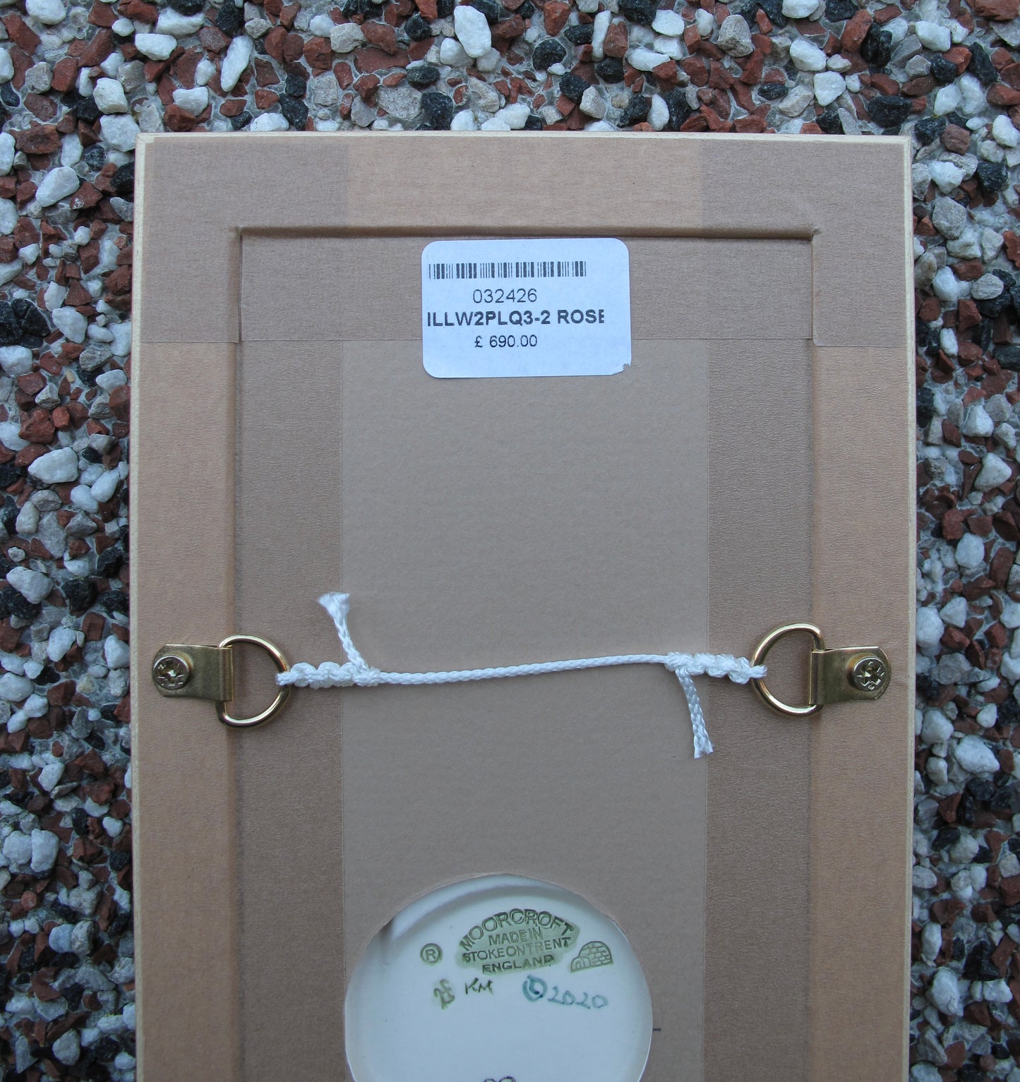 Moorcroft WILLOW WOODS 2 Rose Plaque PLQ3 Retail Price £690 Charles R Mackintosh