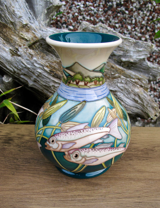 Moorcroft Exquisite VENDACE Vase M1/6 Limited Edition 9/20 Retail Price £760