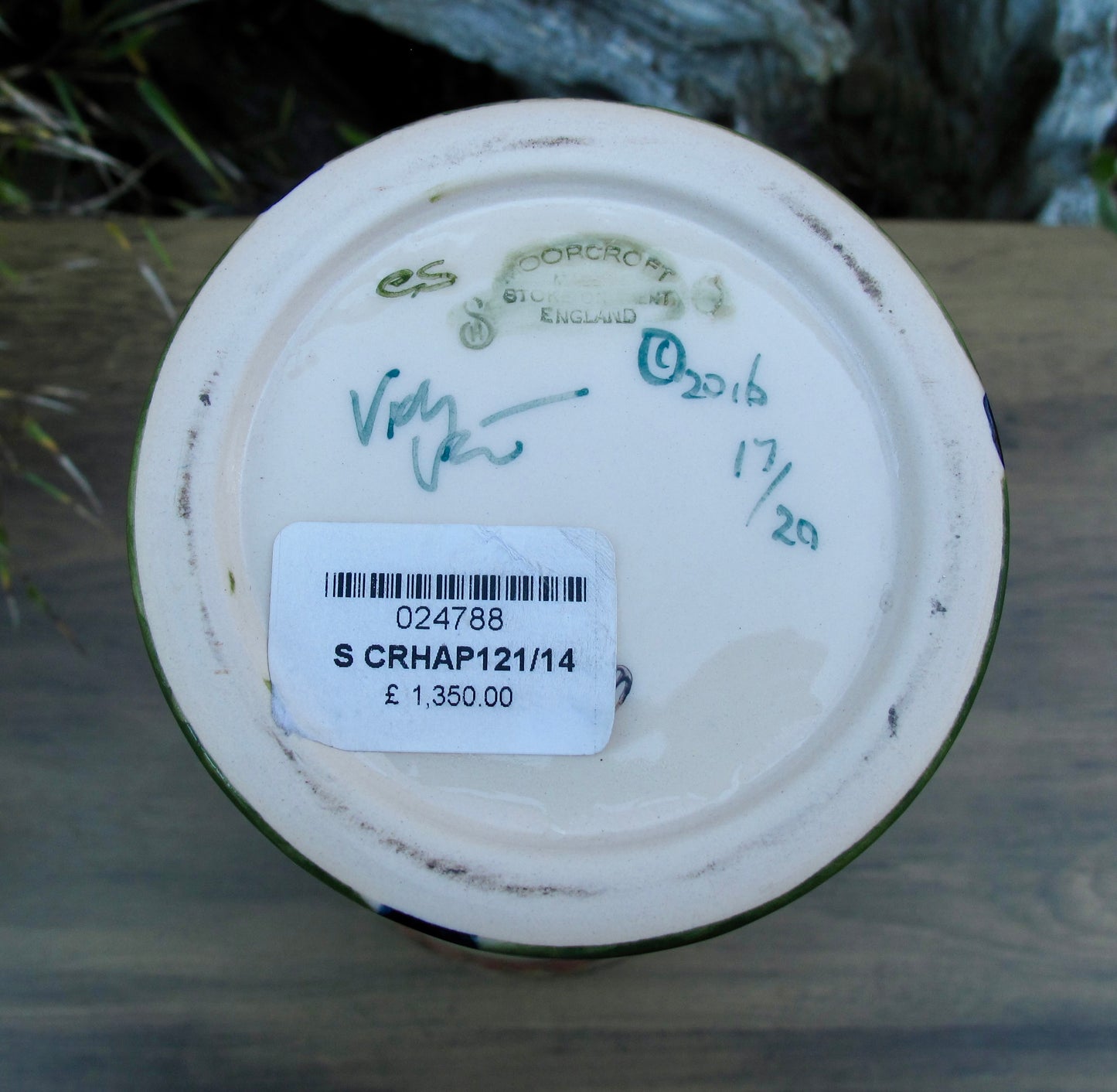 Moorcroft CORNISH RHAPSODY 121/14 Vase Limited Edition 17/20 Retail Price £1350