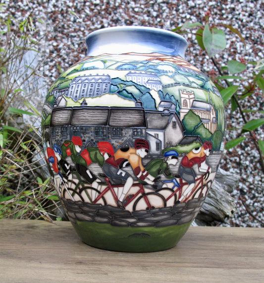 Moorcroft Exquisite THE TOUR Vase 189/8 Trial Dated 24.1.22 Retail Price £2145