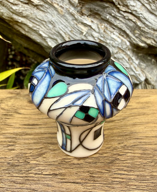 Moorcroft DECEMBER ROSE Miniature 10/2 Vase Retail Price £149