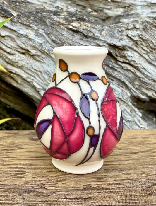 Moorcroft Miniature GLEBE vase 7/2 Retail Price £94