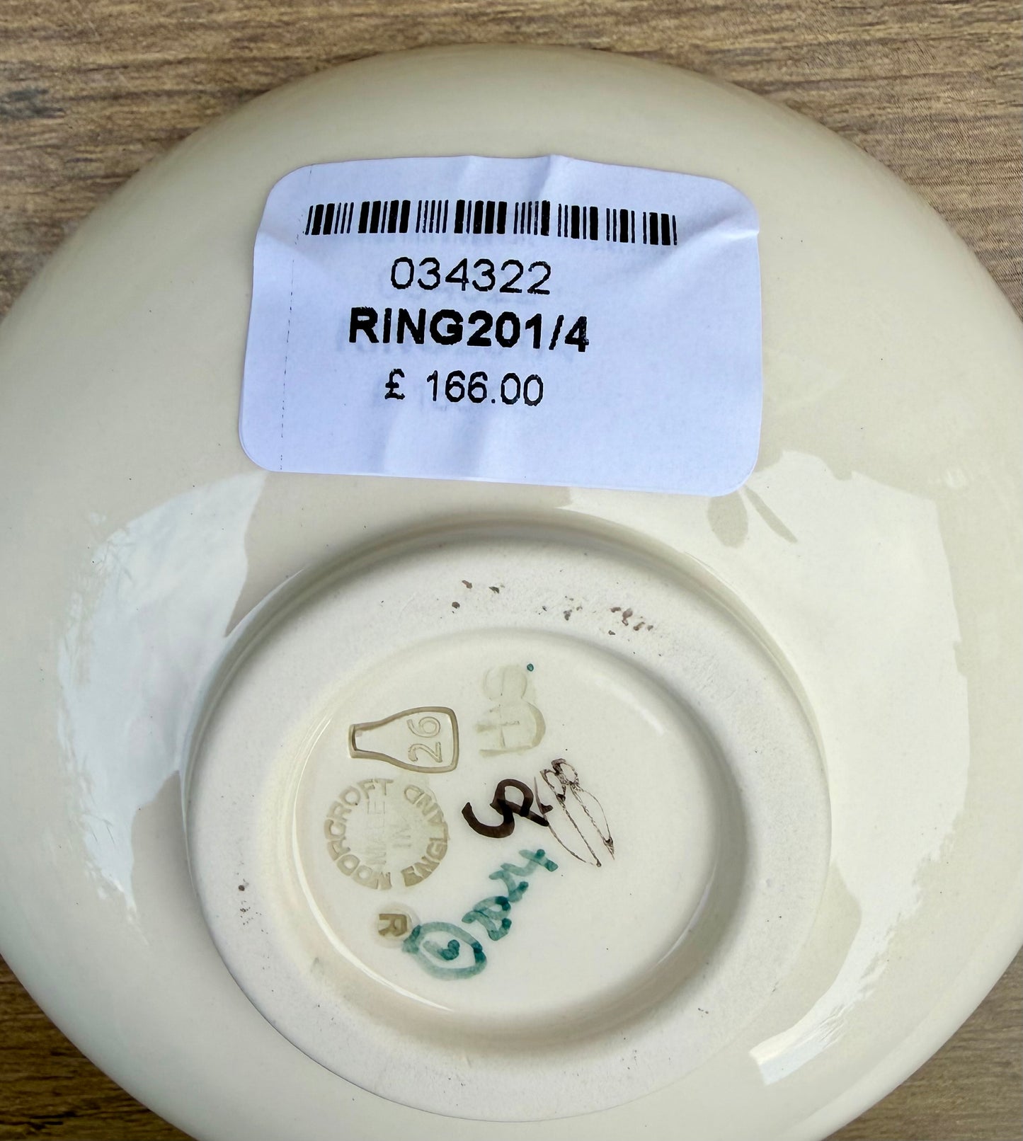 Moorcroft RING OF HOPE BOWL 201/4 Retail Price £166 Snowdrops