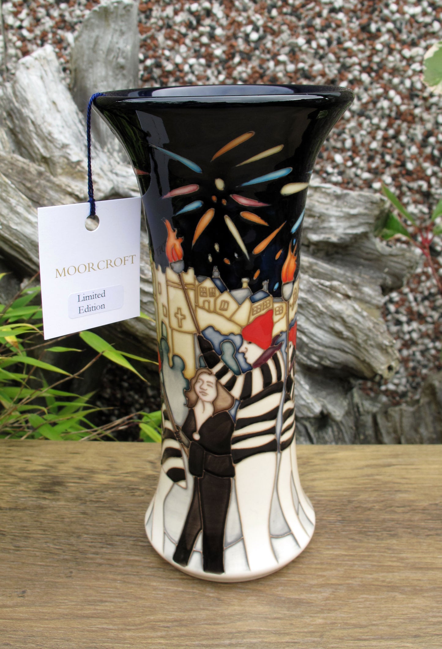 Moorcroft Rare SMUGLERS NIGHT Vase 158/8 Limited Edition 10/15 Retail Price £660
