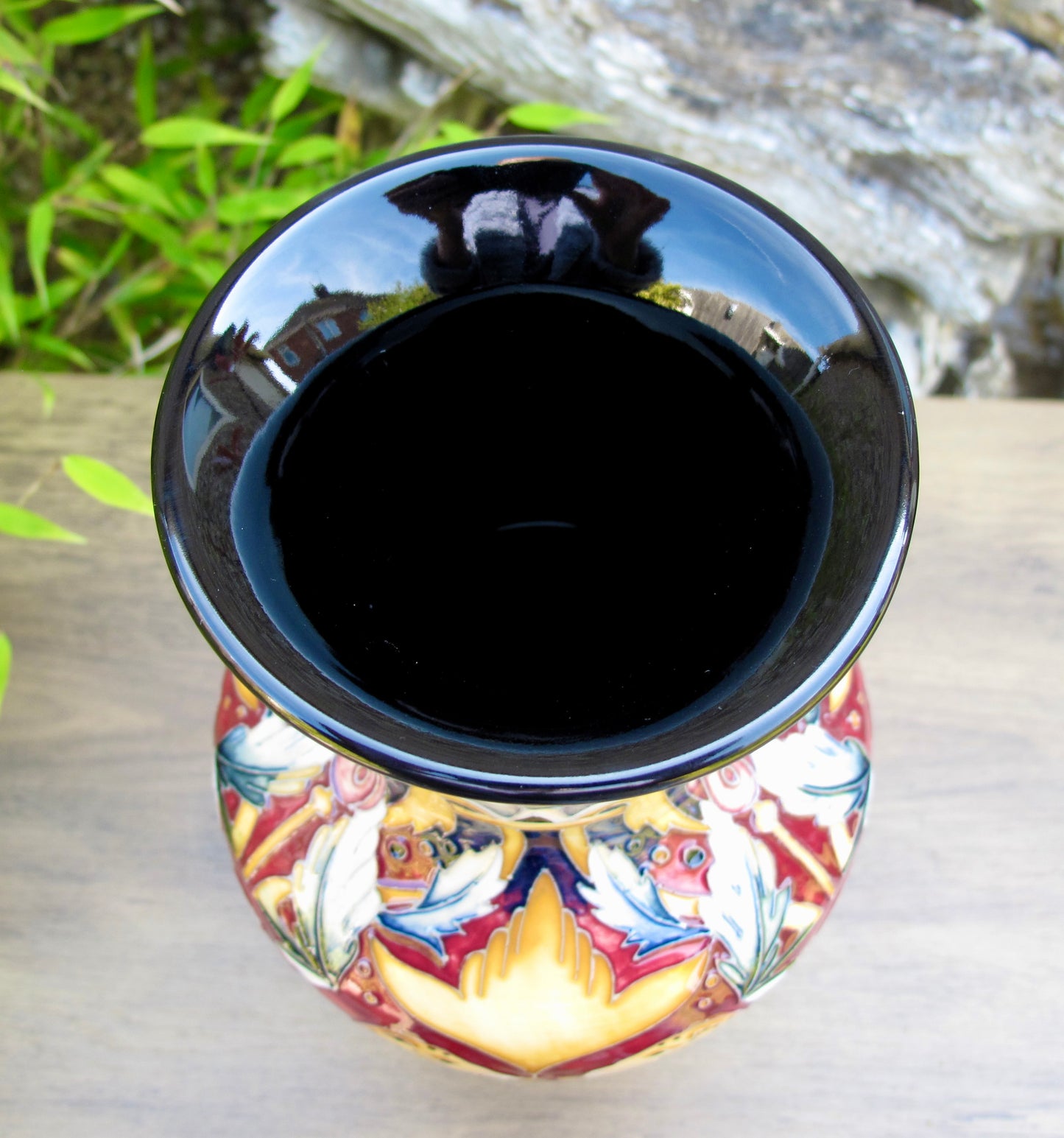 Moorcroft KNOLE SACKVILLE LEOPARDS Vase Trial Dated 23.3.15 Retail Price £995