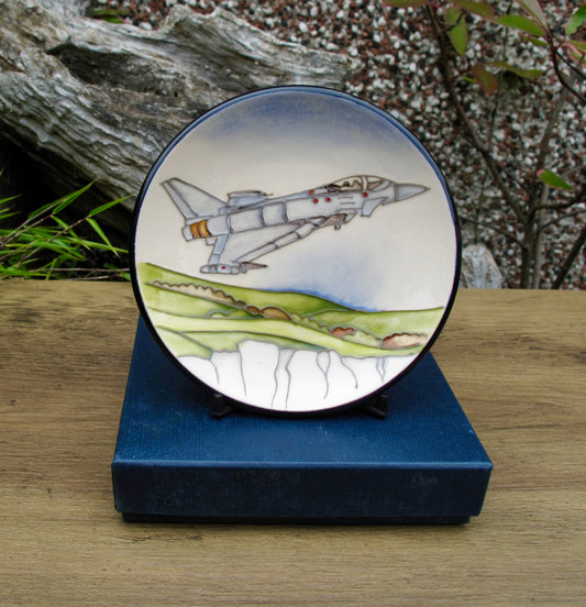 Moorcroft BOXED FLYING COLOURS TYPHOON TORNADO Tray 780/4 Retail Price £170