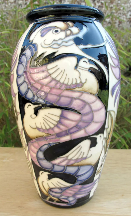 Moorcroft ENCHANTMENT Trial Date 11.12.19 Vase 393/7 Retail Price £725 Snakes