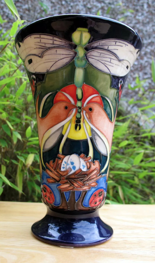 Moorcroft Exquisite HOMEMAKES Vase 87/6 Limited Edition 21/150 Retail Price £495
