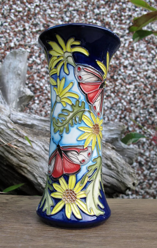 Moorcroft  RSPB CINNABAR Vase Shape 159/6 Limited Edition 5/10 Retail Price £795