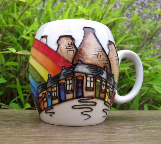 Moorcroft Exquisite CITY GUARDIAN Barrel Mug MU2 Reatail Price £340 Vicky Lovatt