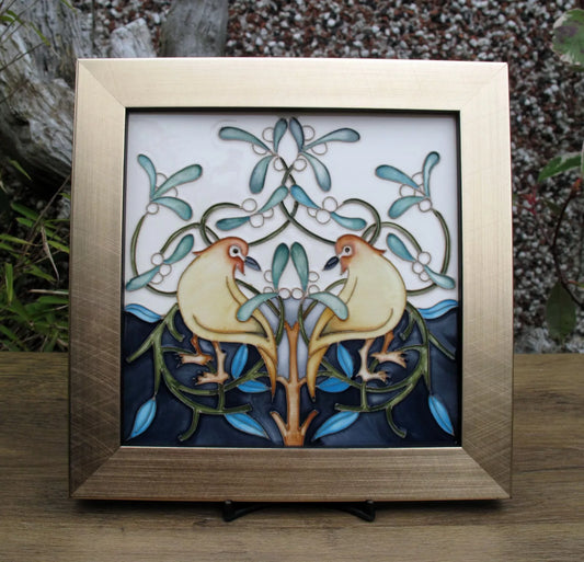 Moorcroft BIRDS & MISTLETOE Plaque PLQ7 Limited Edition 13/20 Retail Price £290