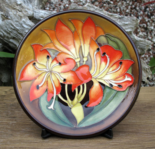 Moorcroft NATAL LILY Tray Coaster 780/4 Retail Price £275 Gold Members 2024-2025