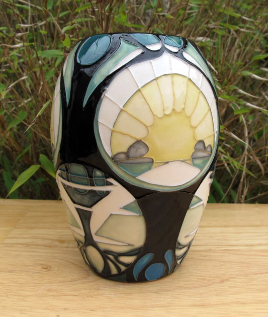 Moorcroft RISING SUN vase Shape 102/5 Numbered Edition 30. Retail Price £380