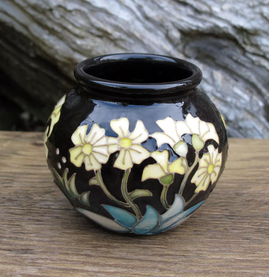 Moorcroft MILLIEFLEURS  Miniature Vase Shape 55/2 Retail Price £270 Emma Bossons