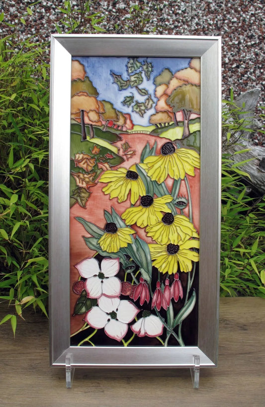 Moorcroft FOUR SEASONS AUTUMN Wall Plaque PLQ17 Retail Price £825