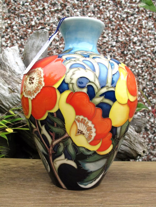 Moorcroft RHS ROSA EGLANTERIA vase 03/7 Limited Edition 3/15 Retail Price £895